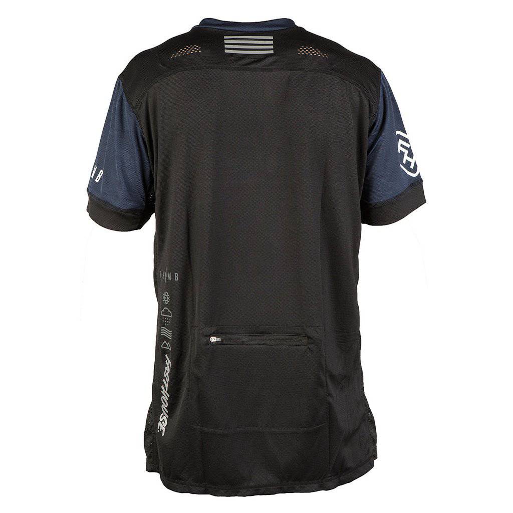 Polera De Bicicleta Crossline Stripes Ss Black L FastHouse - Image 2