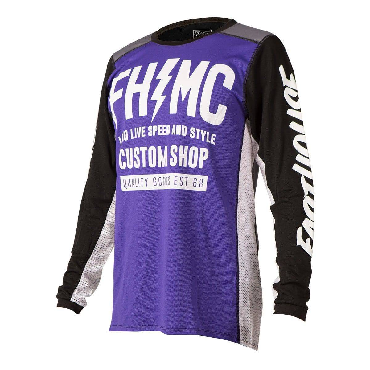 Polera De Bicicleta Long Live Mc Purple FastHouse