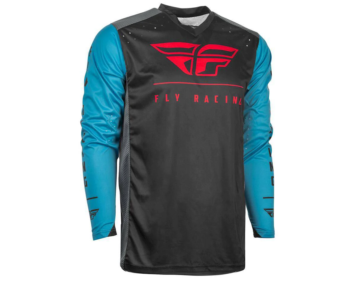 Polera de Bicicleta Radium Azul/Negro/Rojo Fly Racing