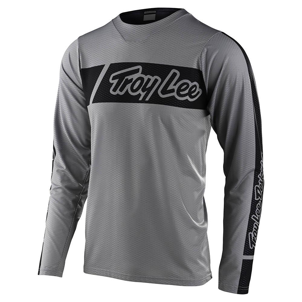 Polera de Bicicleta Skyline Air Ls Vox Gris Troy Lee Designs