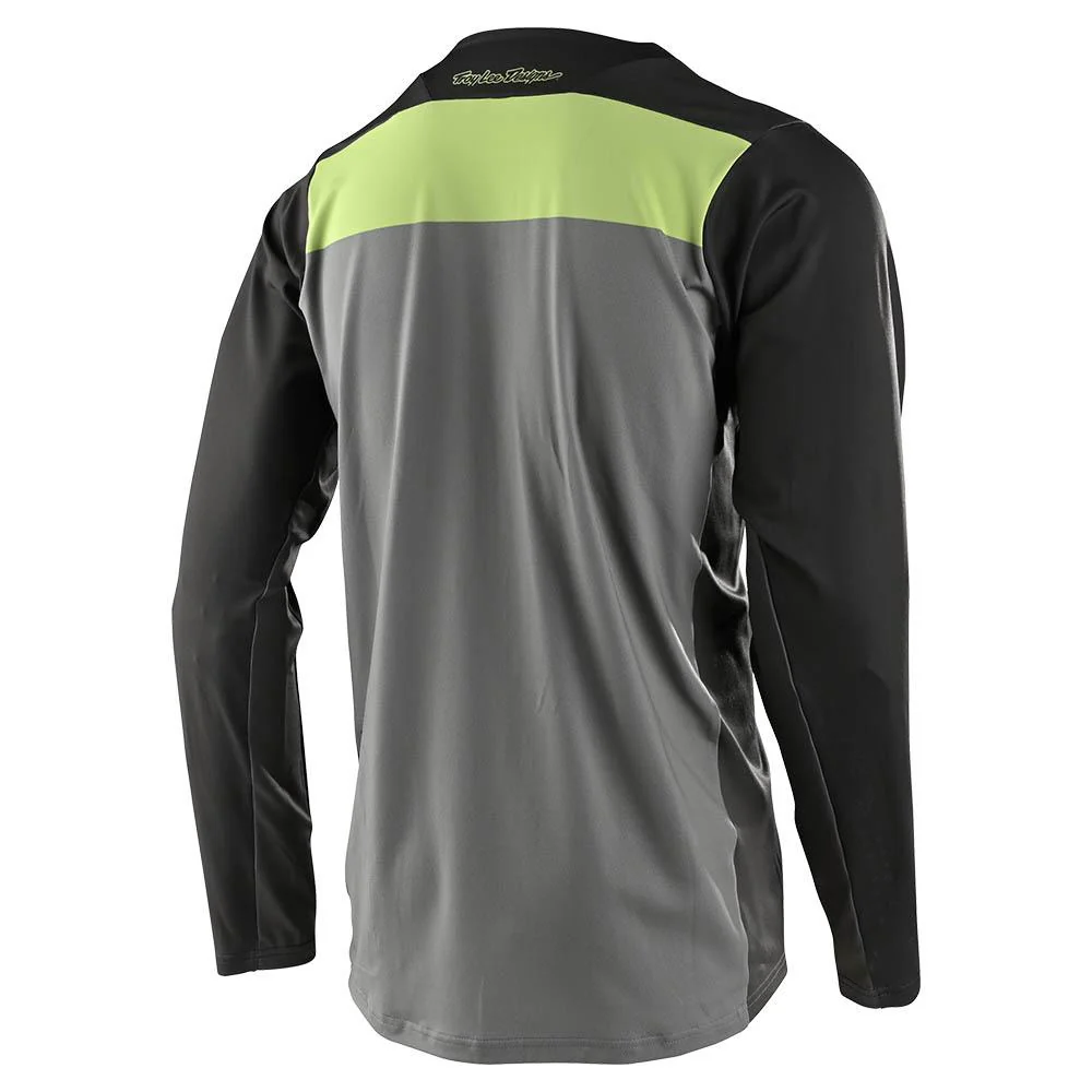 Polera de Bicicleta Skyline Chill Ls Gris / Verde Troy Lee Designs - Image 2