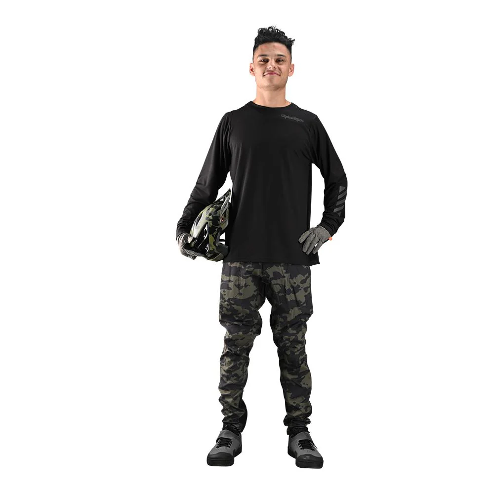 Polera de Bicicleta Skyline Chill Ls Negro Troy Lee Designs - Image 3