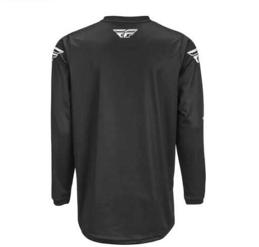 Polera de Bicicleta Universal Negro/Blanco Fly Racing - Image 2