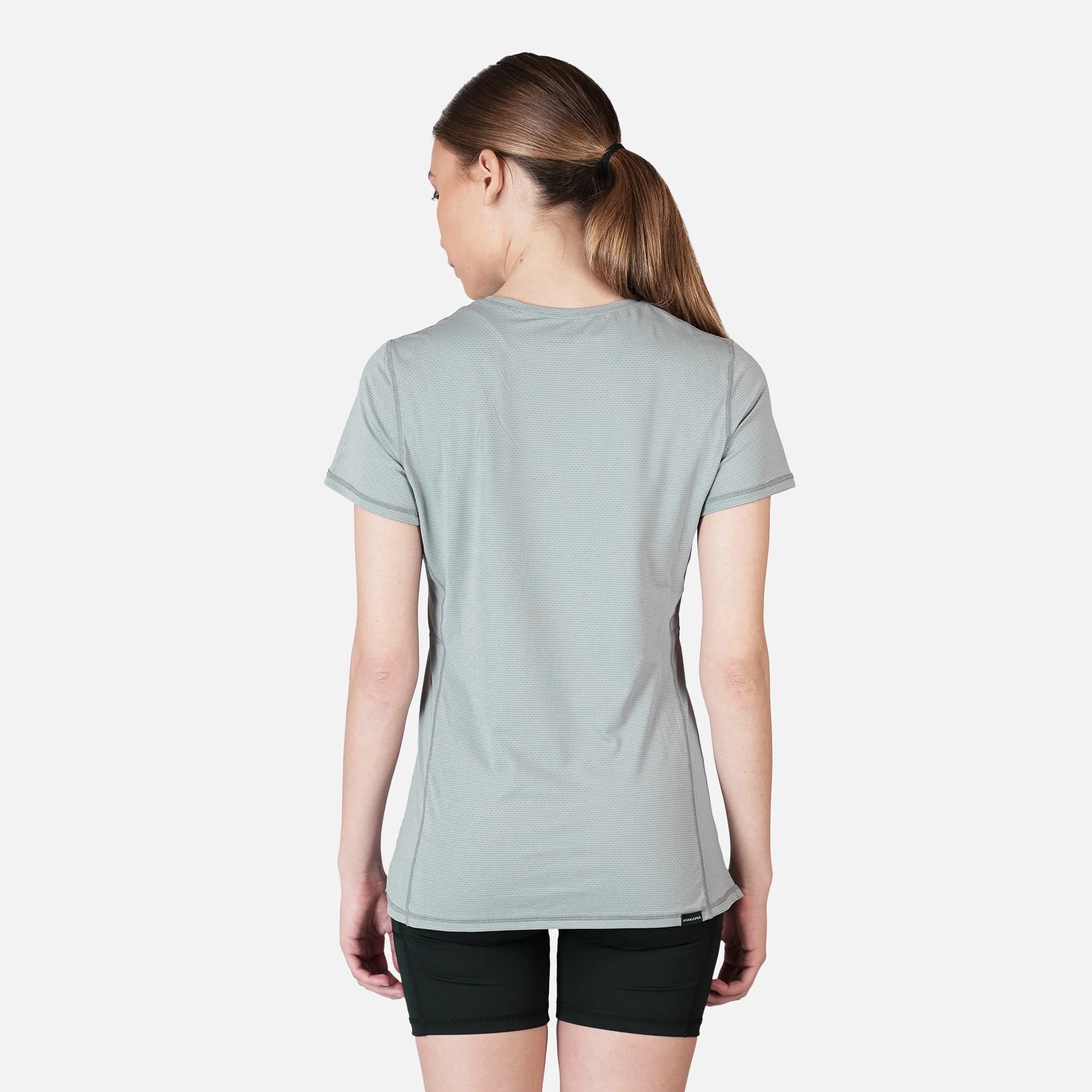 Polera deportiva Mujer Dinámica Dry Core Gris - Image 2