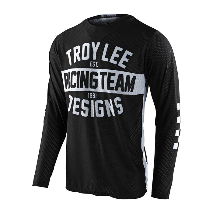 Polera Gp Air Team 81 Negro Troy Lee Designs