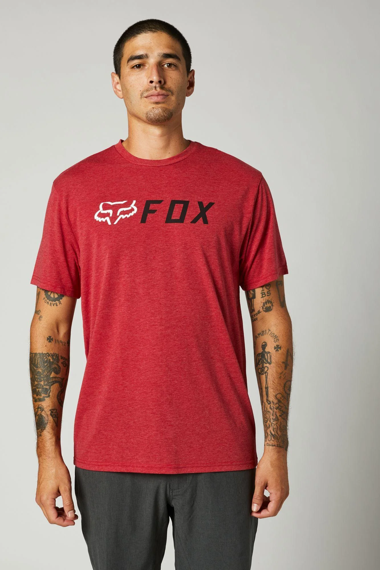 Polera Lifestyle Apex Tech Rojo Fox Racing - Image 3