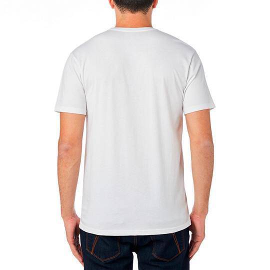Polera Lifestyle Axle Basic Blanco Fox Racing. - Image 2
