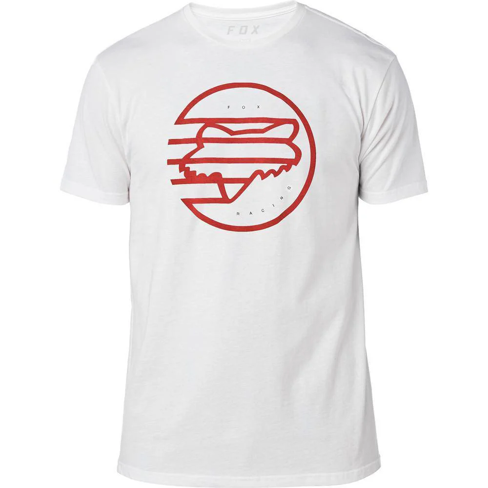 Polera Lifestyle Axle Basic Blanco Fox Racing. - Image 3