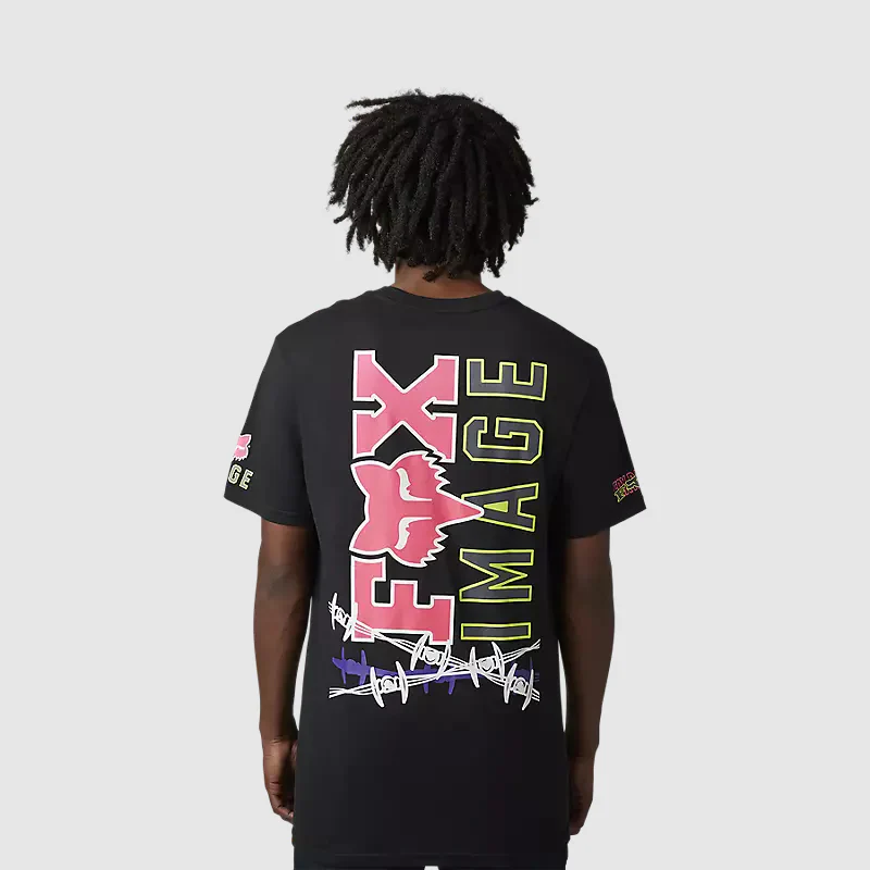 Polera Lifestyle Barb Wire Negro Fox - Image 2