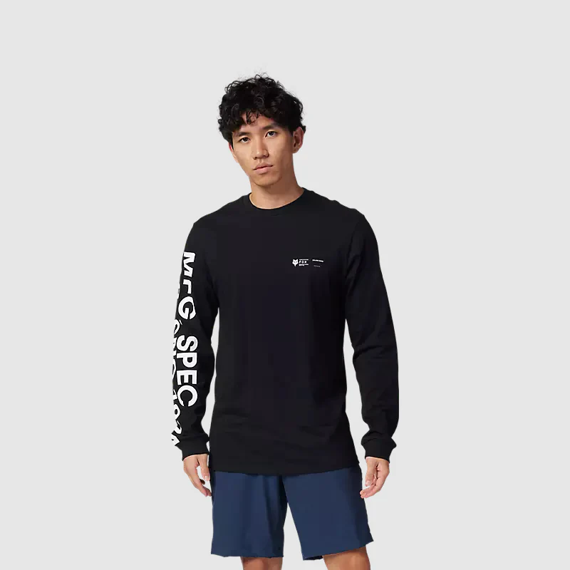 Polera Fox Lifestyle Barge Premium Manga Larga | Negro