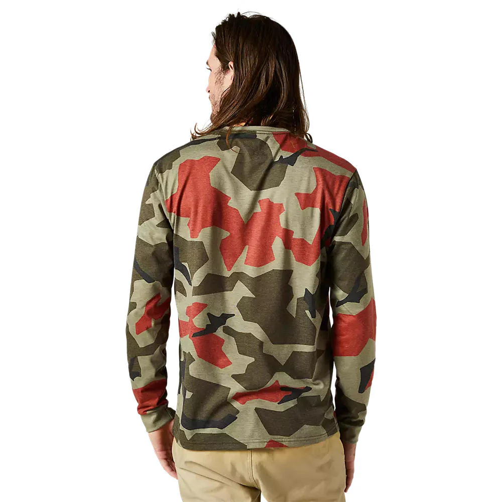 Polera Lifestyle BKNR Manga Larga Camo Verde Fox - Image 2