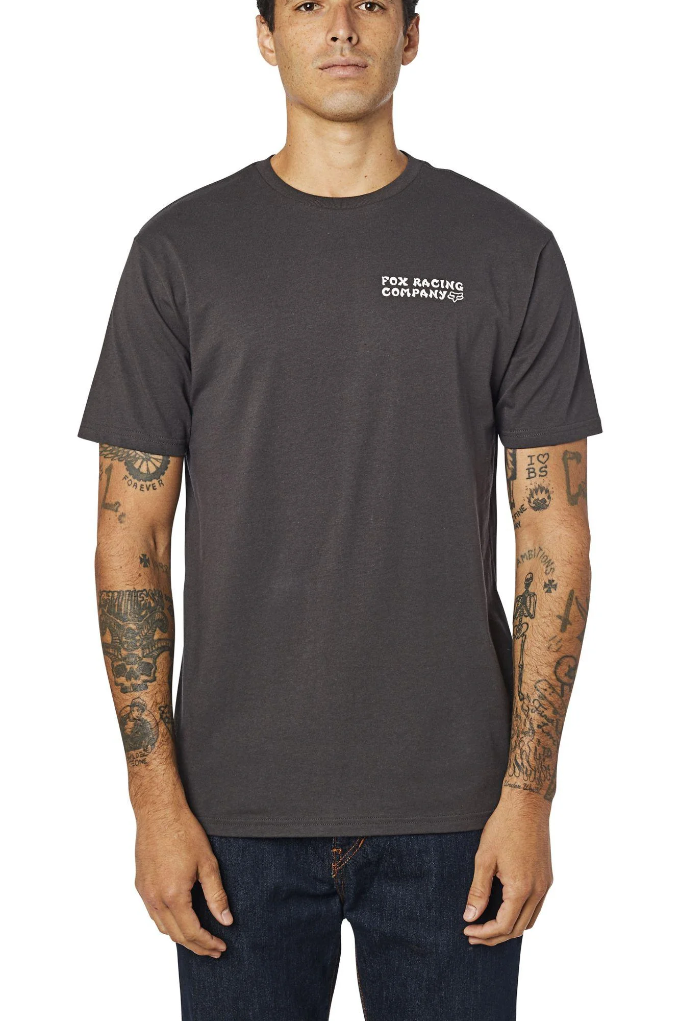 Polera Lifestyle Death Wish Negro Fox Racing - Image 2
