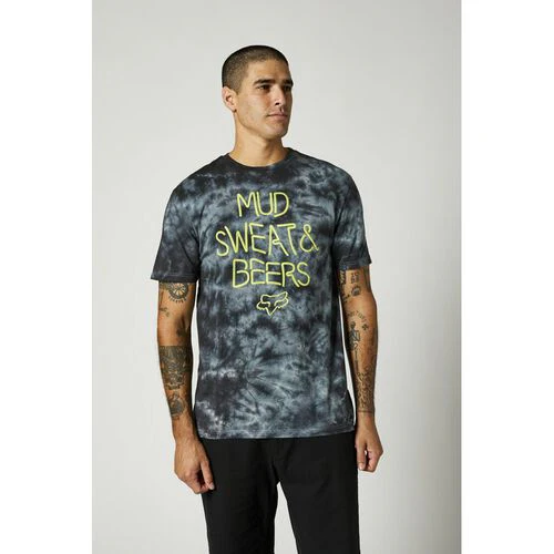 Polera Lifestyle Down N' Dirty Negro Vintage Fox Racing