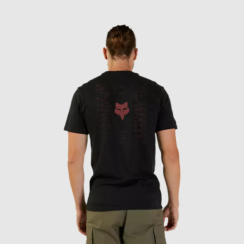 Polera Lifestyle Faded Out Premium Negro Fox - Image 2