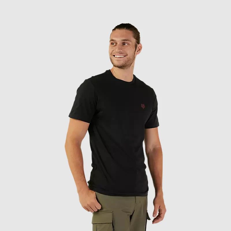 Polera Lifestyle Faded Out Premium Negro Fox - Image 3
