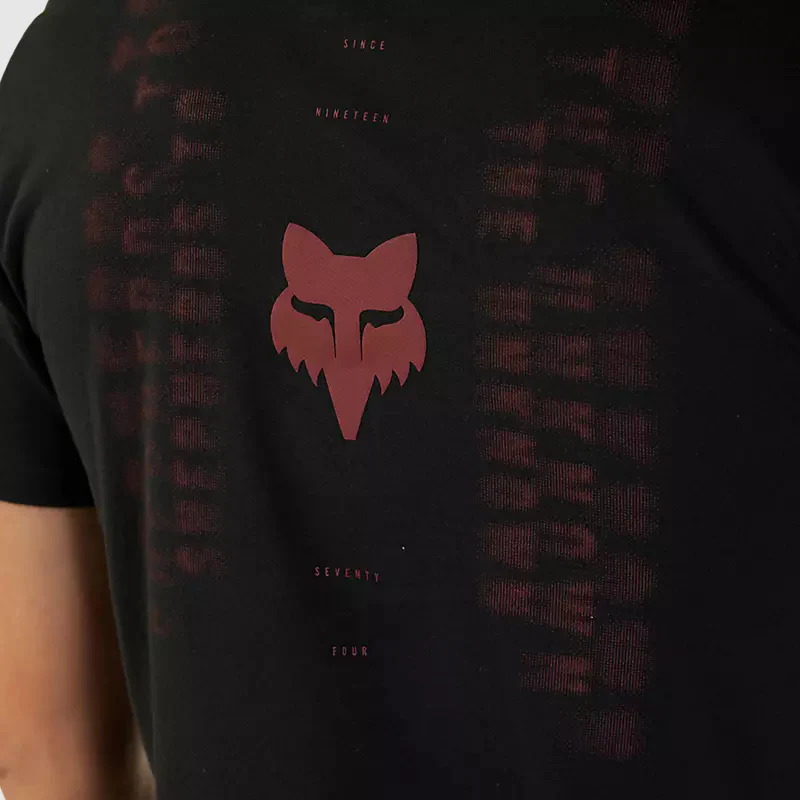 Polera Lifestyle Faded Out Premium Negro Fox - Image 4