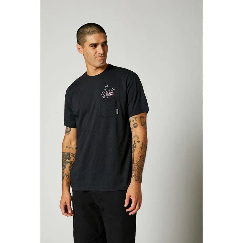 Polera Lifestyle Fast Lane Pocket Negro Fox Racing