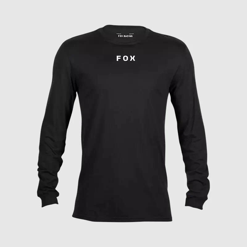 Polera Lifestyle Flora Premium Manga Larga Negro Fox