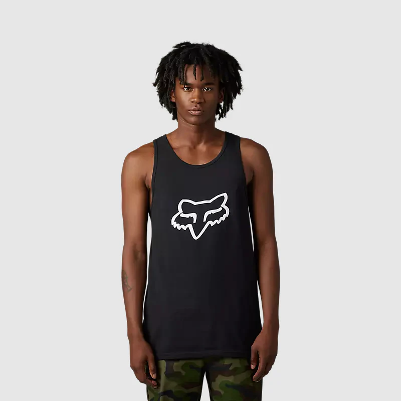 Polera Lifestyle Head Tank Sin Mangas Negro Fox