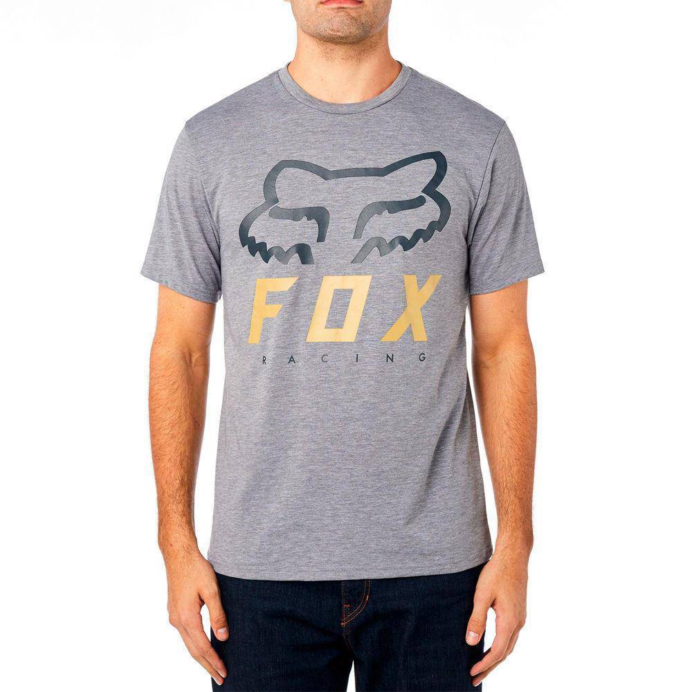 Polera Lifestyle Heritage Forger Tech Grafito Fox Racing.