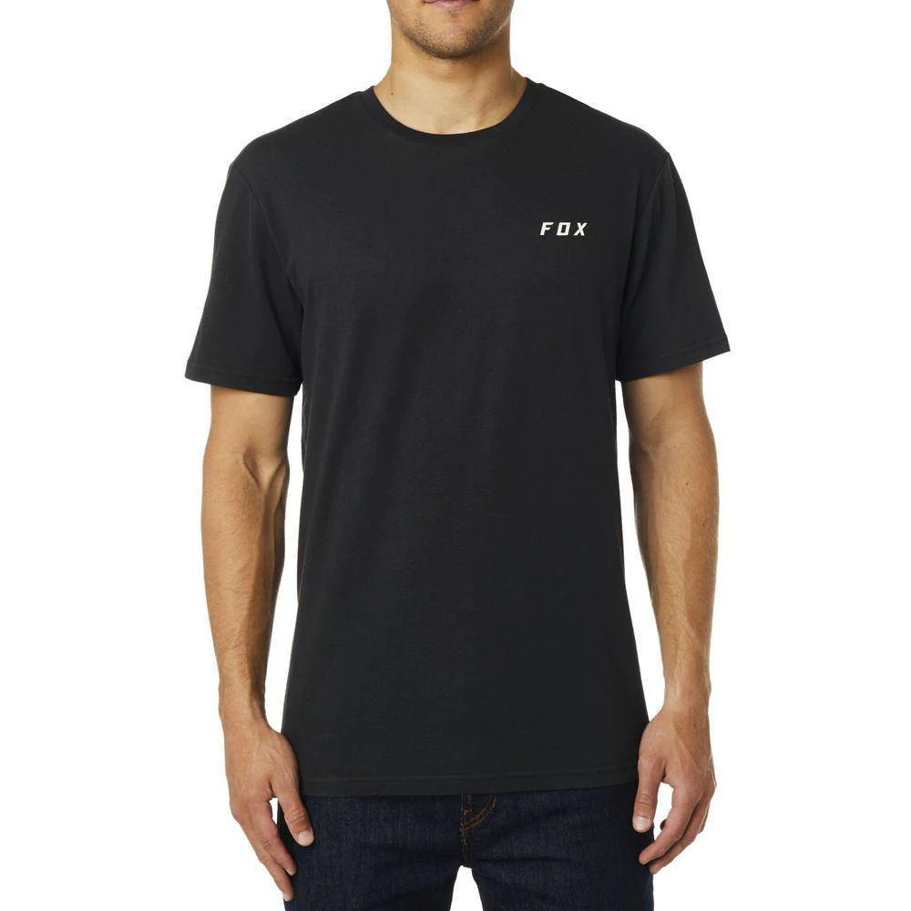 Polera Lifestyle Leeward Airline Negro Gris Fox Racing