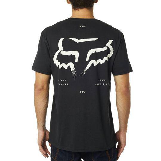 Polera Lifestyle Leeward Airline Negro Gris Fox Racing - Image 2