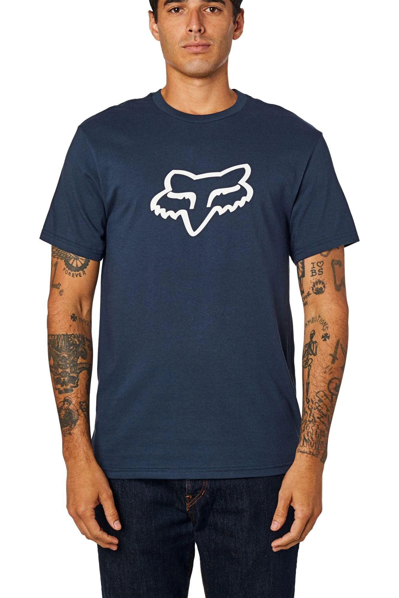 Polera Lifestyle Legacy Fox Racing Head Azul Fox Racing - Image 2