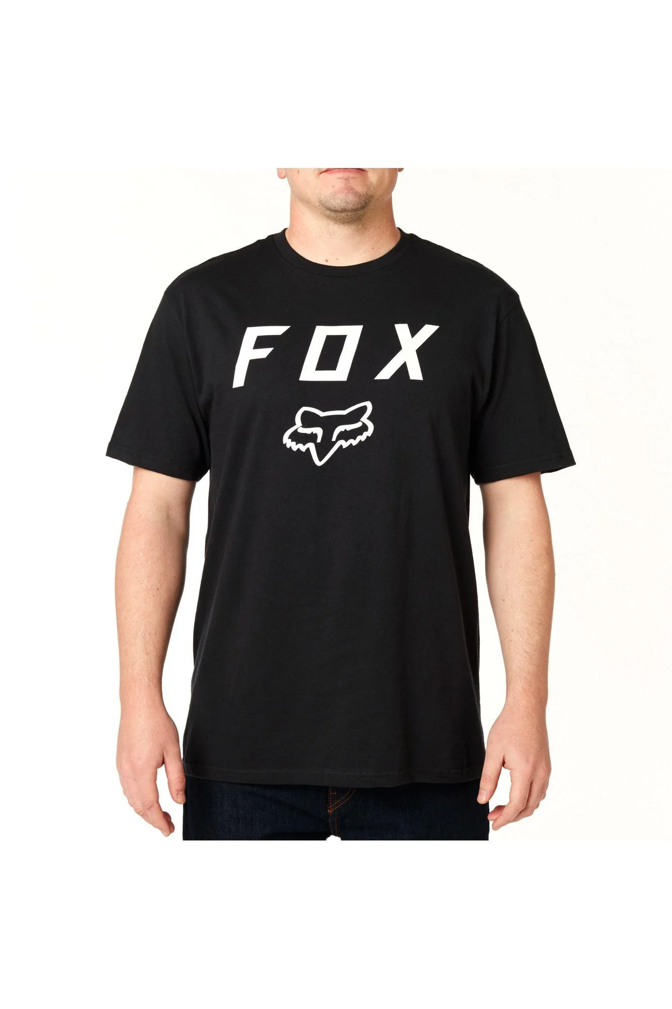 Polera Lifestyle Legacy Moth Negro Fox Racing - Image 2