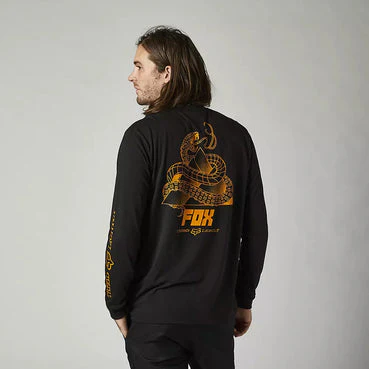 Polera Lifestyle Manga Larga Tread Lightly Negro Fox Racing - Image 2
