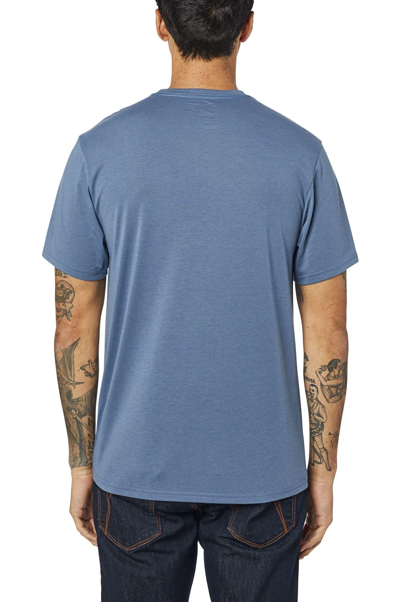 Polera Lifestyle Missing Link Azul Fox Racing - Image 3