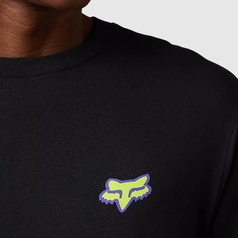 Polera Lifestyle Morphic Negro Fox - Image 3