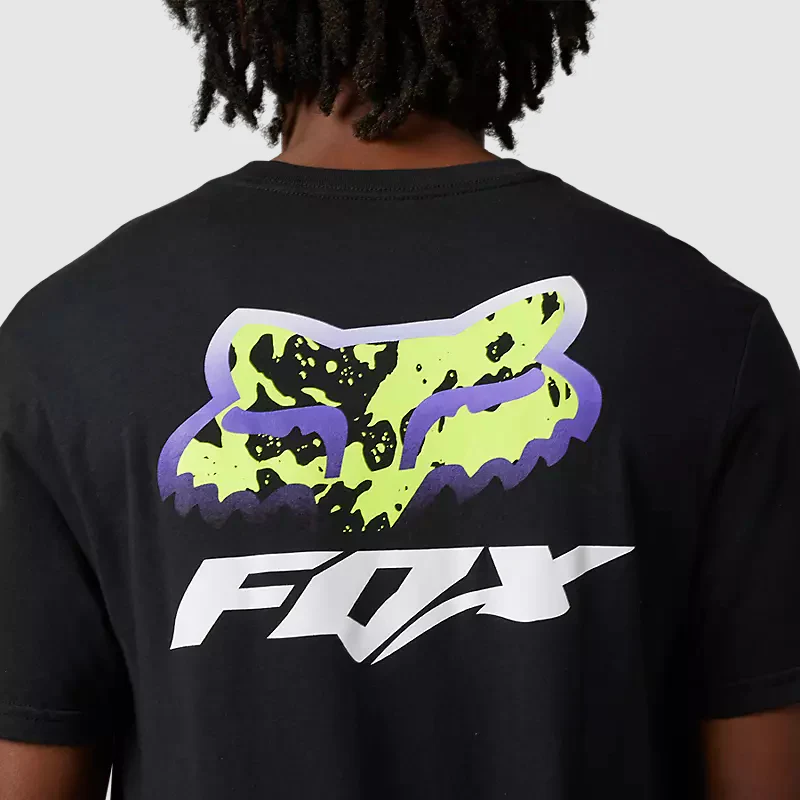 Polera Lifestyle Morphic Negro Fox - Image 4