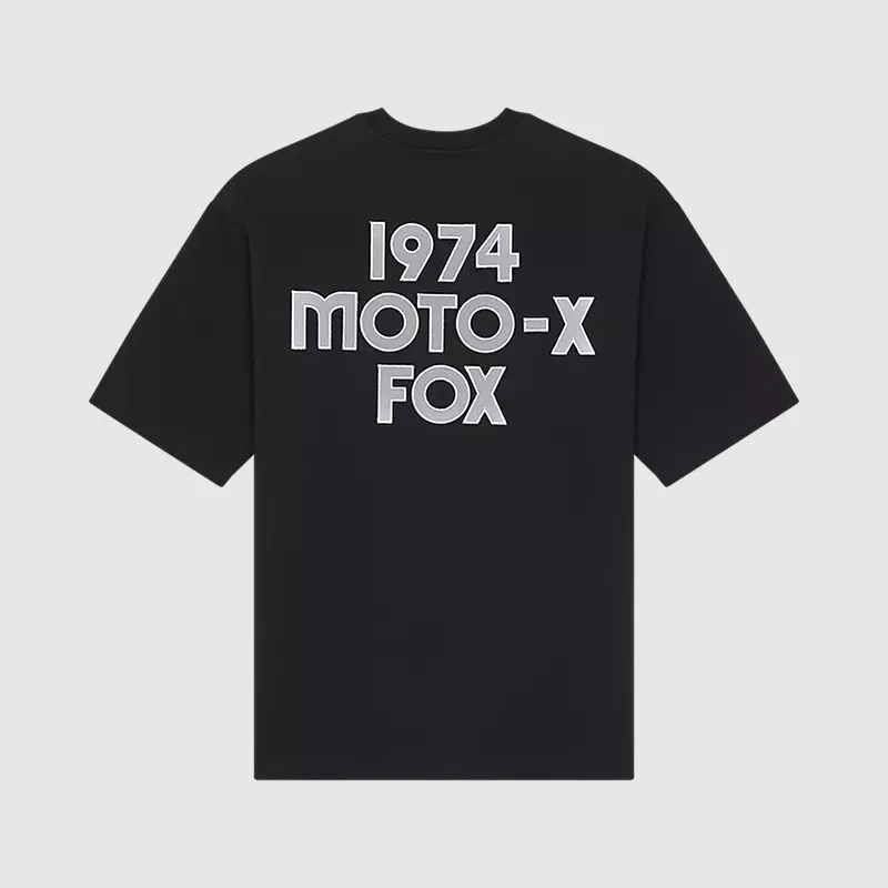 Polera Lifestyle Moto-X Oversized Negro Fox - Image 2