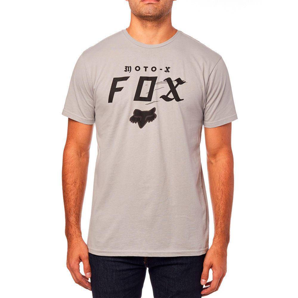 Polera Lifestyle Moto-X Premium Gris Fox Racing.