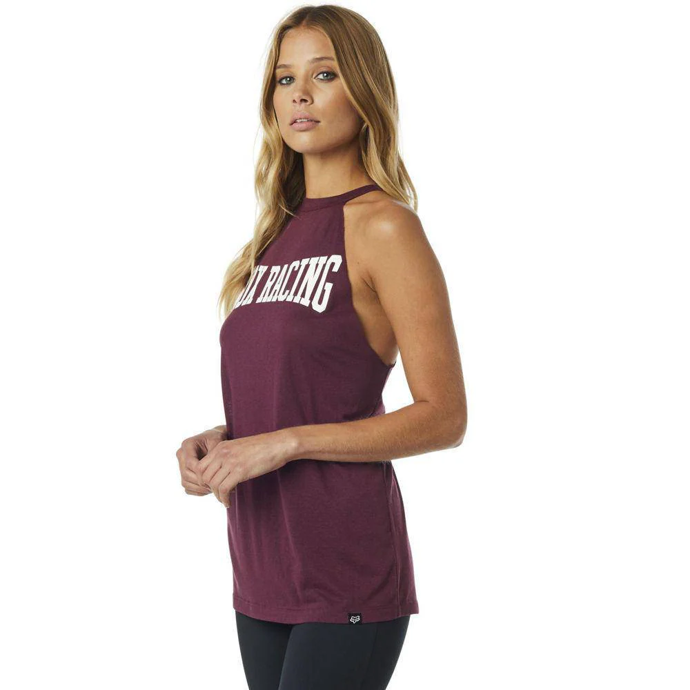 Polera Lifestyle Mujer 4 Ever Rojo Merlot Fox Racing. - Image 3