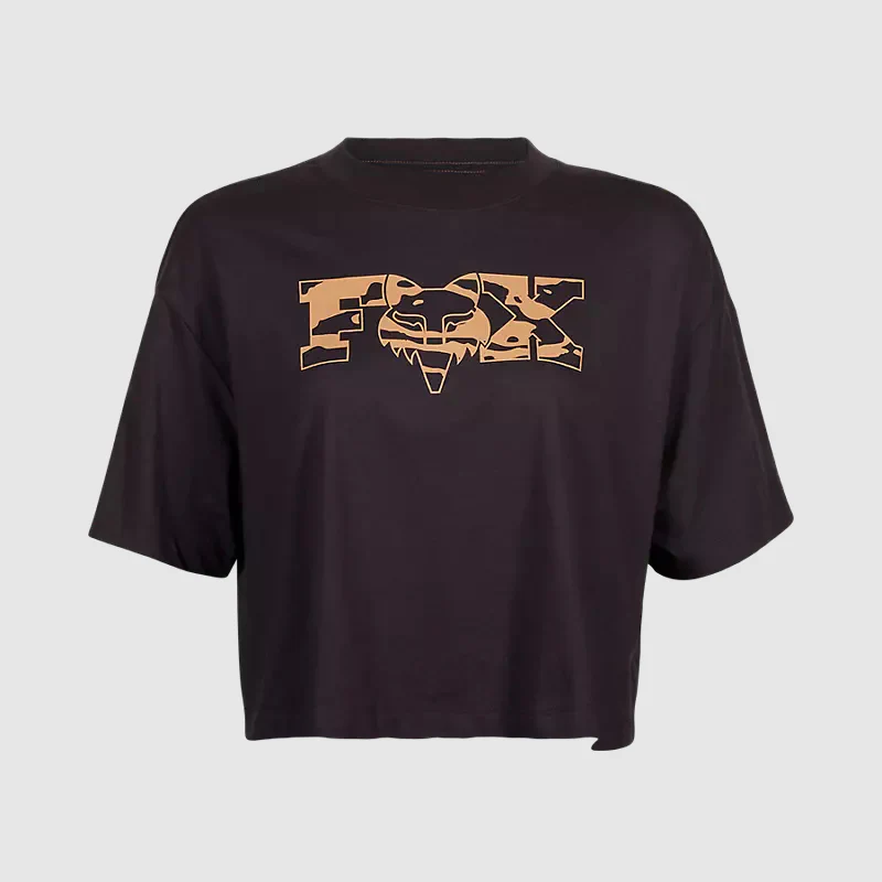 Polera Lifestyle Mujer Cienega Crop Negro Fox - Image 3