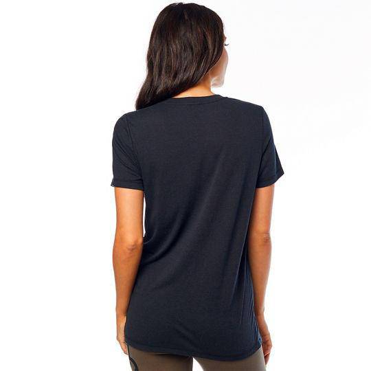 Polera Lifestyle Mujer Fast Af Bf Negro Fox Racing. - Image 2