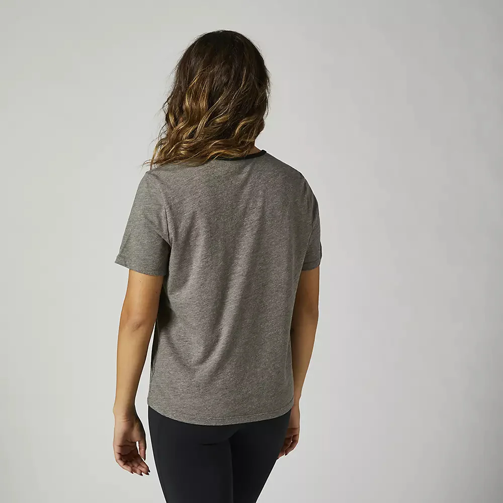 Polera Lifestyle Mujer Kickstart Gris Fox Racing - Image 2