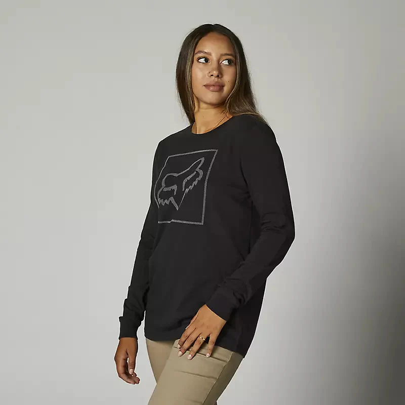 Polera Lifestyle Mujer Manga Larga Off Tilter Negro Fox Racing - Image 3