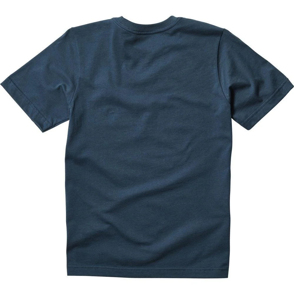 Polera Lifestyle Niño Clocked Out Azul Fox Racing - Image 2