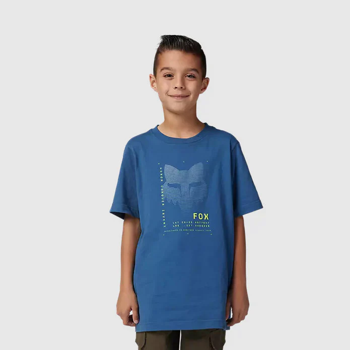 Polera Fox Lifestyle Niño Dispute Premium | Azul - Image 3