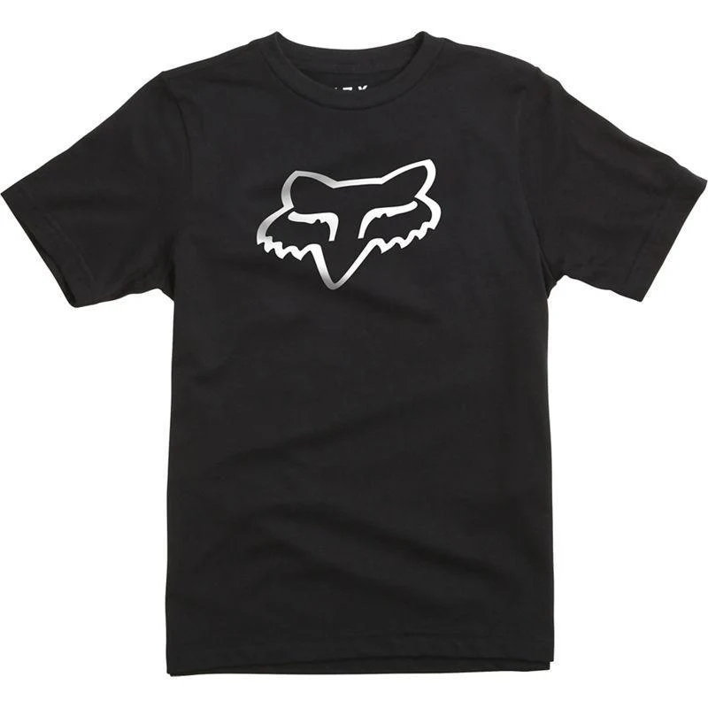 Polera Lifestyle Niño Legacy Negro Fox Racing