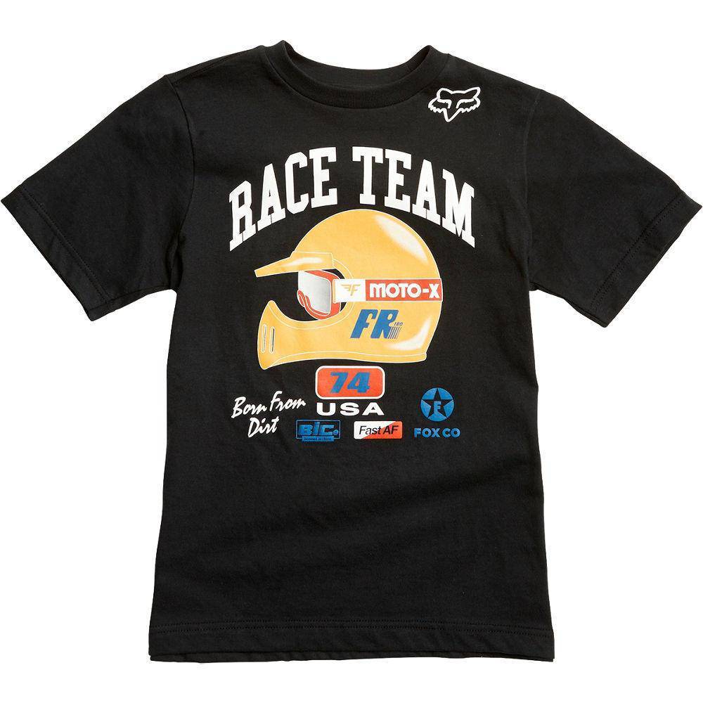 Polera Lifestyle Niño Speedway Negro Fox Racing.