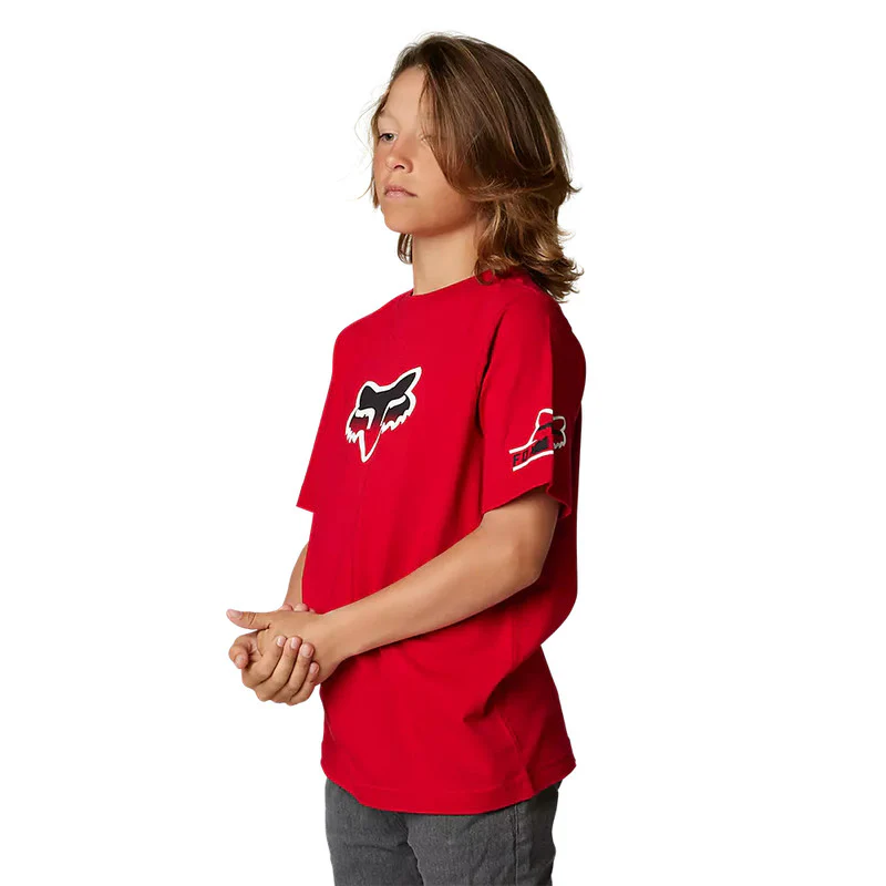 Polera Lifestyle Niño Vizen Rojo Fox - Image 2
