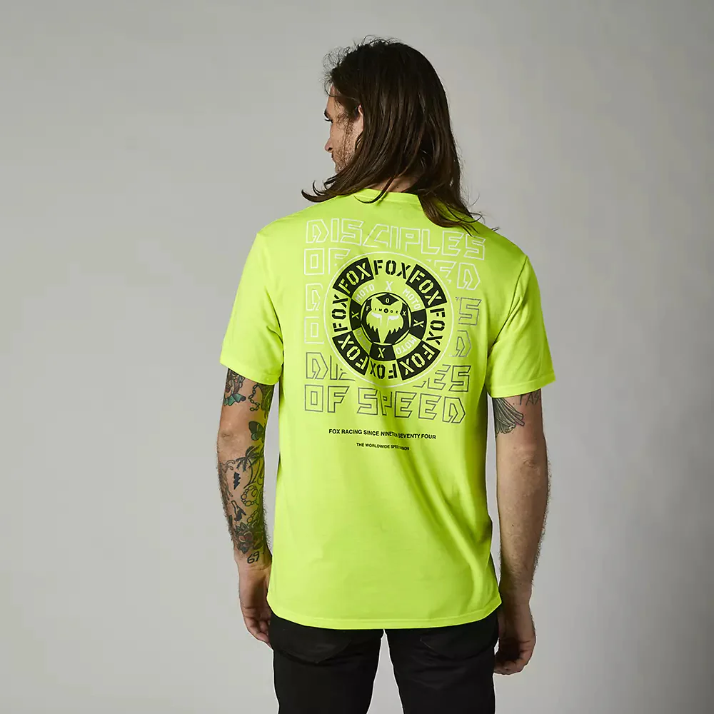 Polera Lifestyle Nobyl Amarillo Fox Racing - Image 2