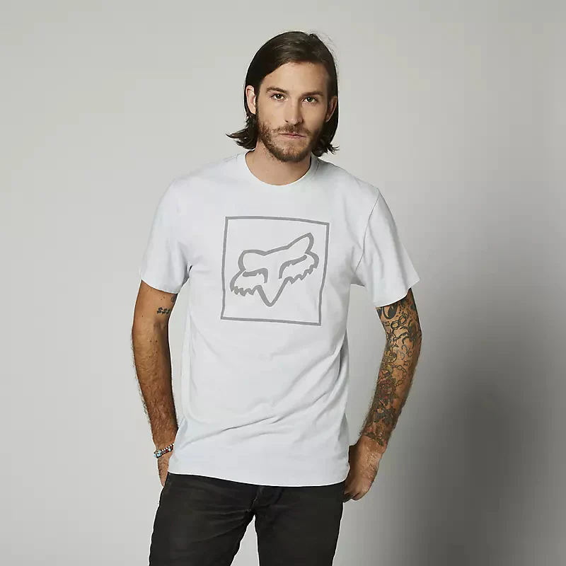 Polera Lifestyle Off Tilter Blanco Fox Racing - Image 3