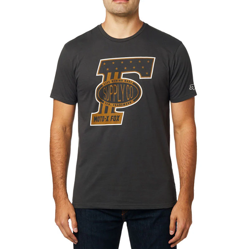 Polera Lifestyle Old Glory Negro Fox Racing