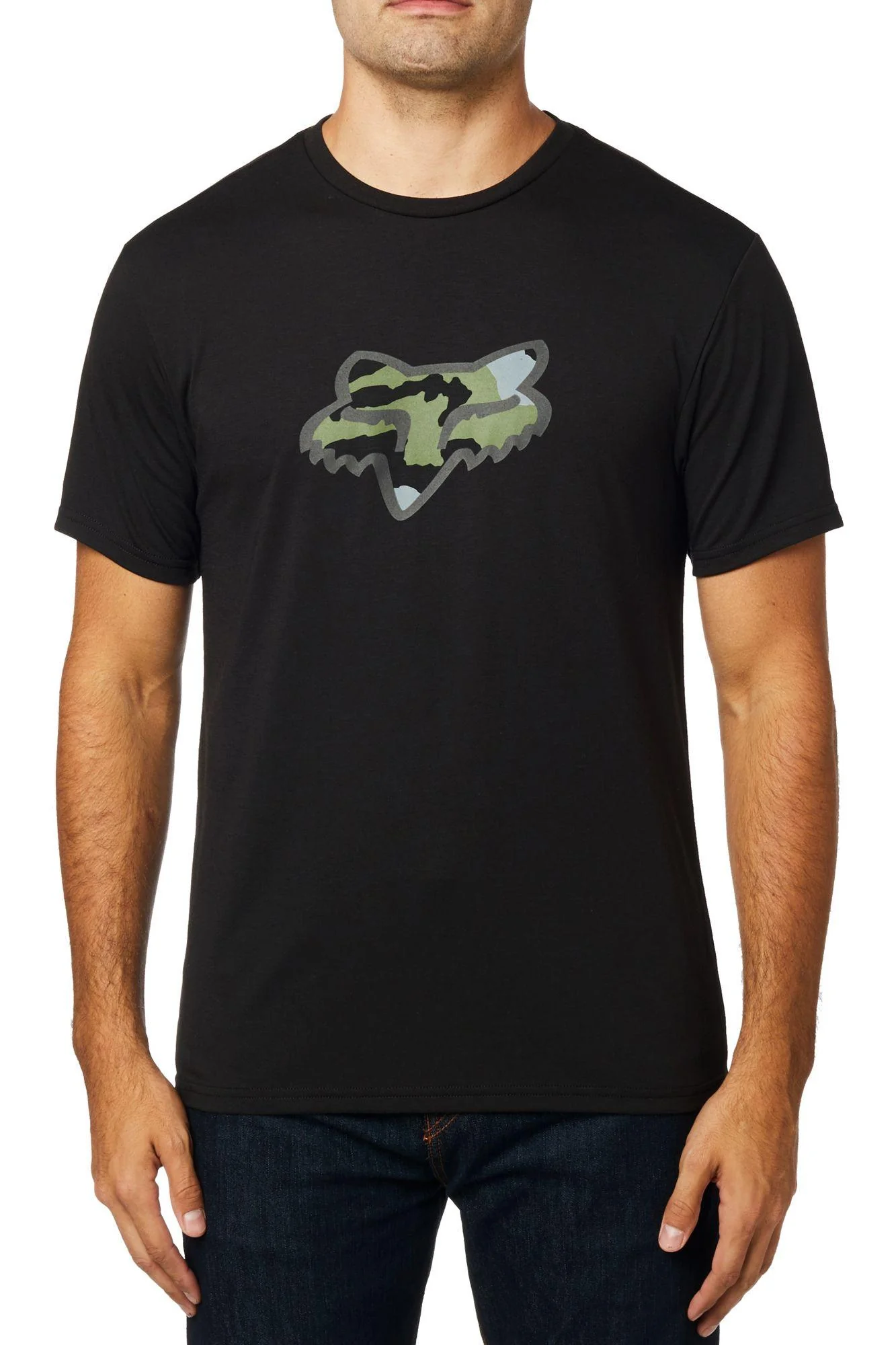 Polera Lifestyle Predator Negro Fox Racing - Image 2