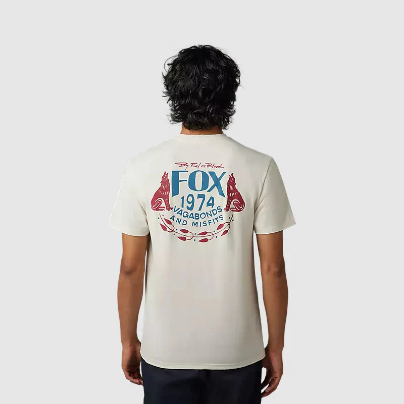 Polera Lifestyle Predominant Blanco Fox - Image 2