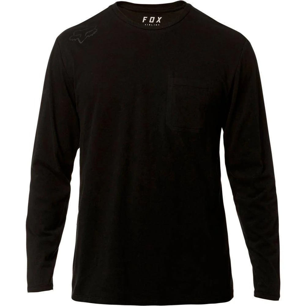Polera Lifestyle Redplate 360 Airline Negro Fox Racing - Image 4